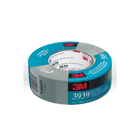 3M Duct Tape, Duct Tape 3939, Silver, 24Mm X 54.8 M, Gauge 9.0 Mil 21200-85561